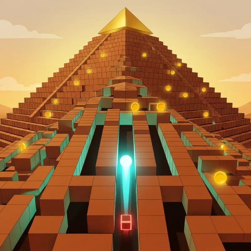 3D Pyramid Maze 