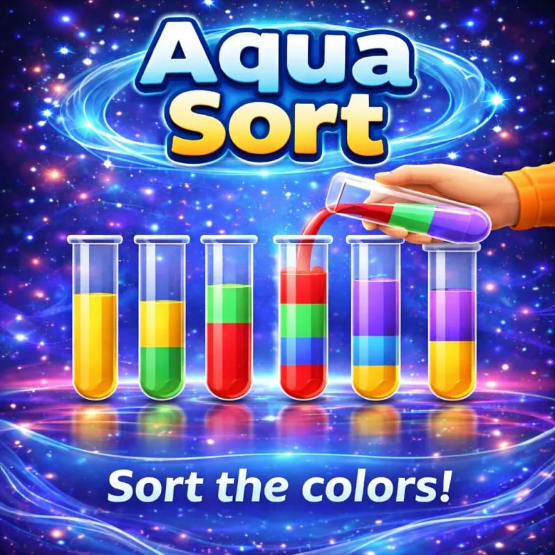 Aqua Sort: Water Color Puzzle
