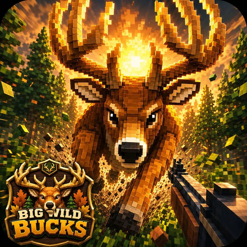 Big Wild Bucks: Voxel Buck Hunter