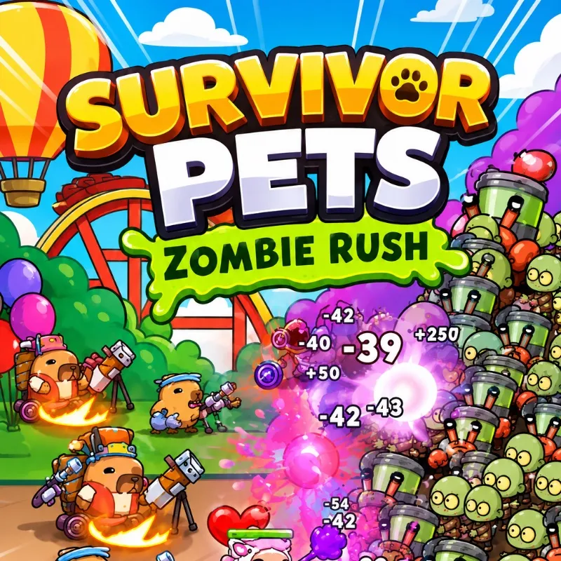 Capybara Let's Go: Zombie Rush