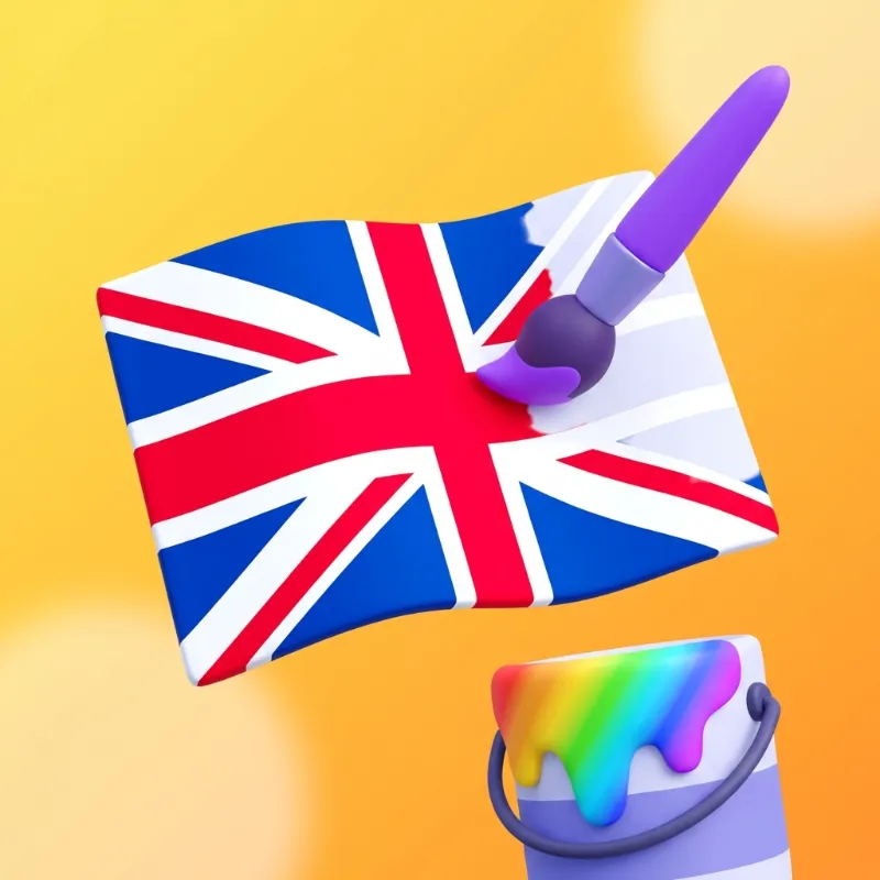 Flag Painting Game