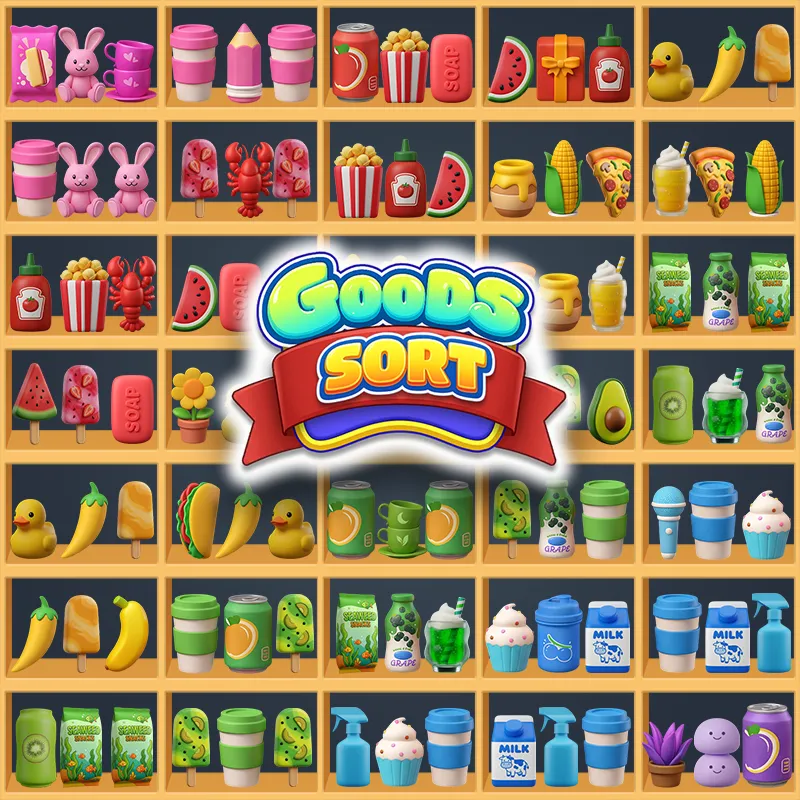 Goods Sort 3D - Triple Puzzle