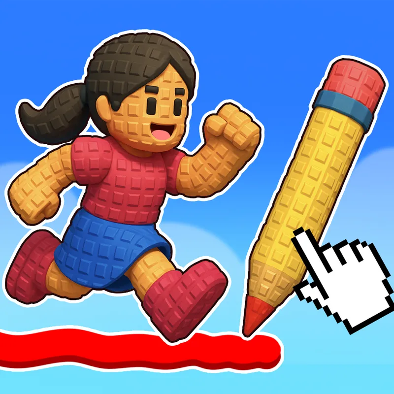 Obby online with friends: Draw and Jump!