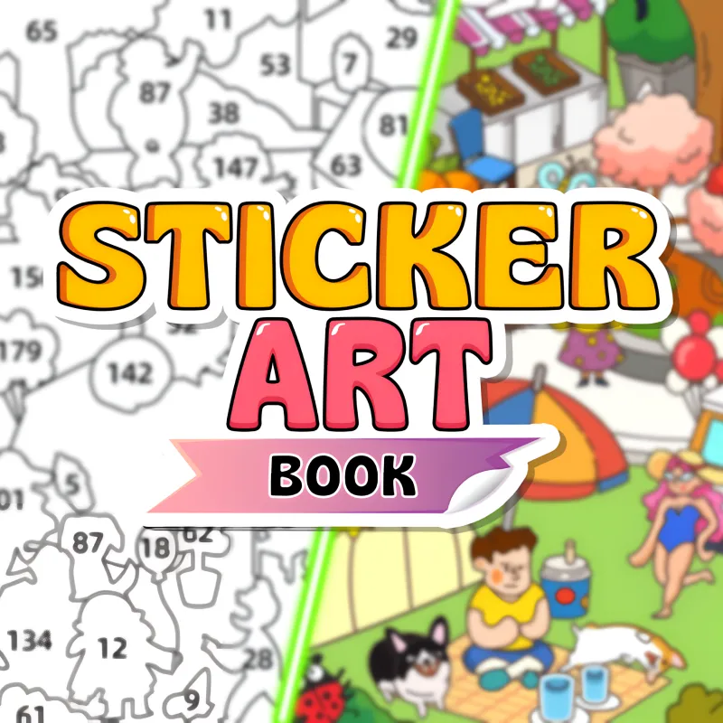 Sticker Art Book Puzzle